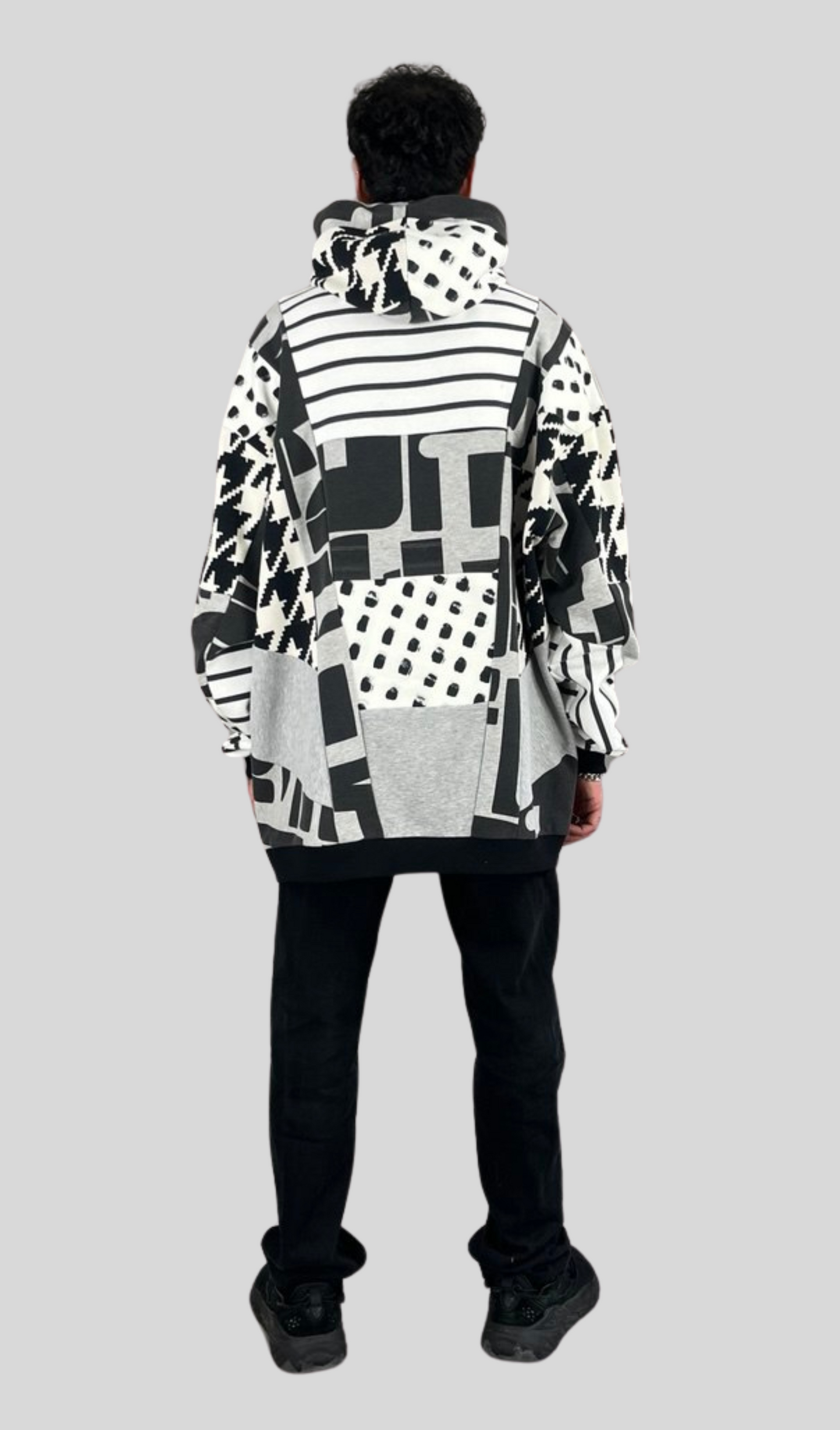 Everyone's Hoodie Black and White
