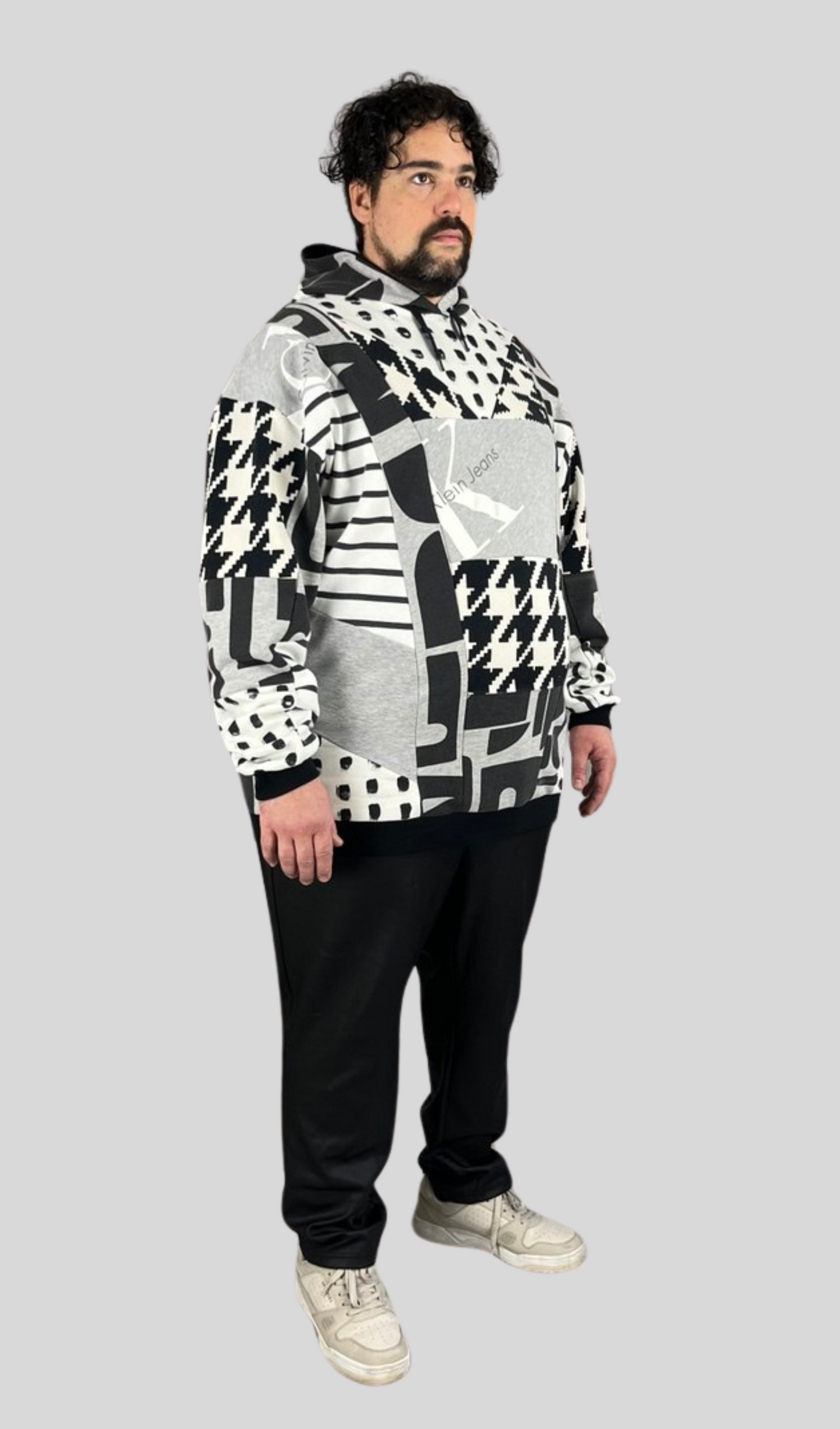 Everyone's Hoodie Black and White