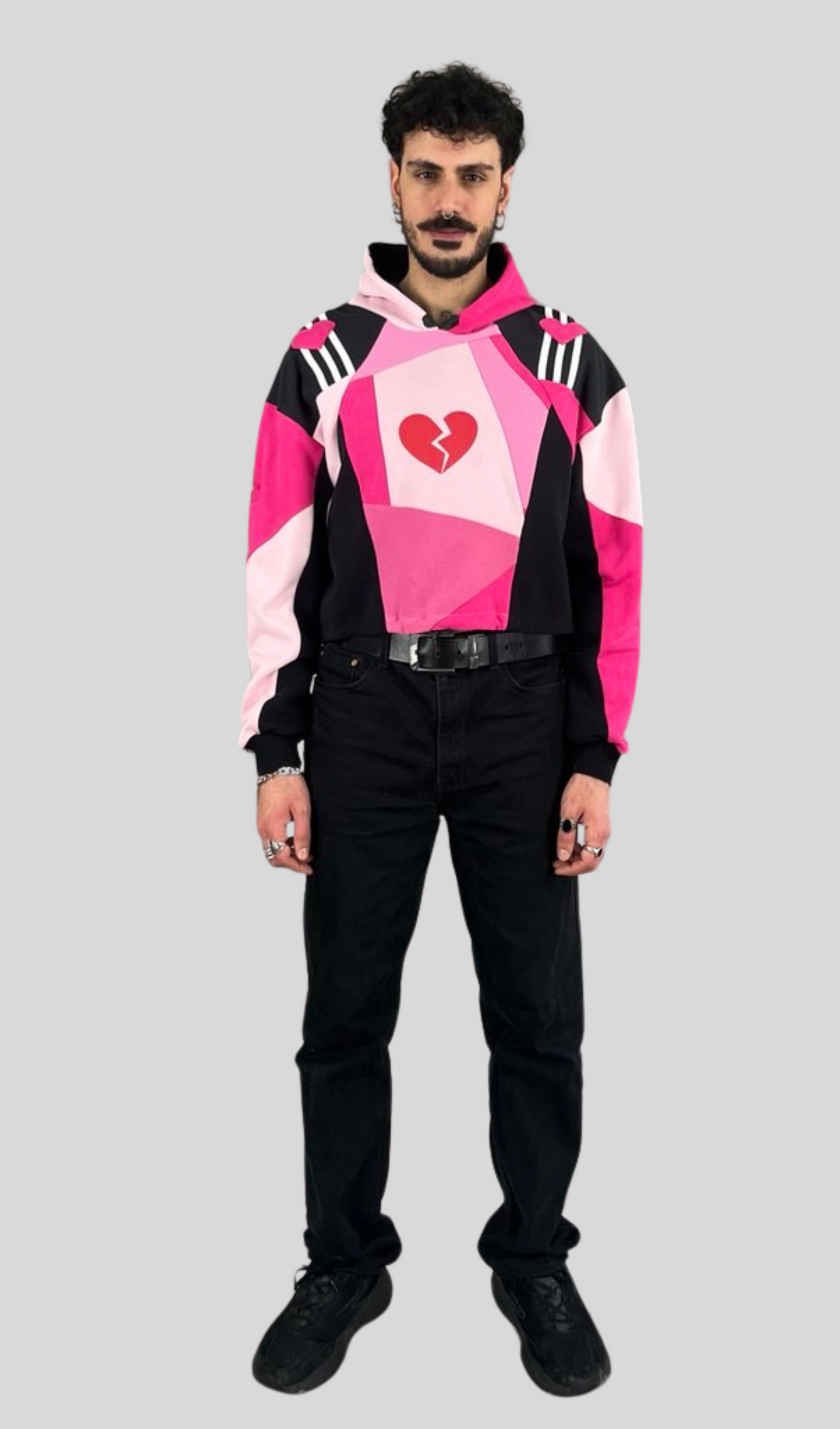 Cropped Hoodie Pink