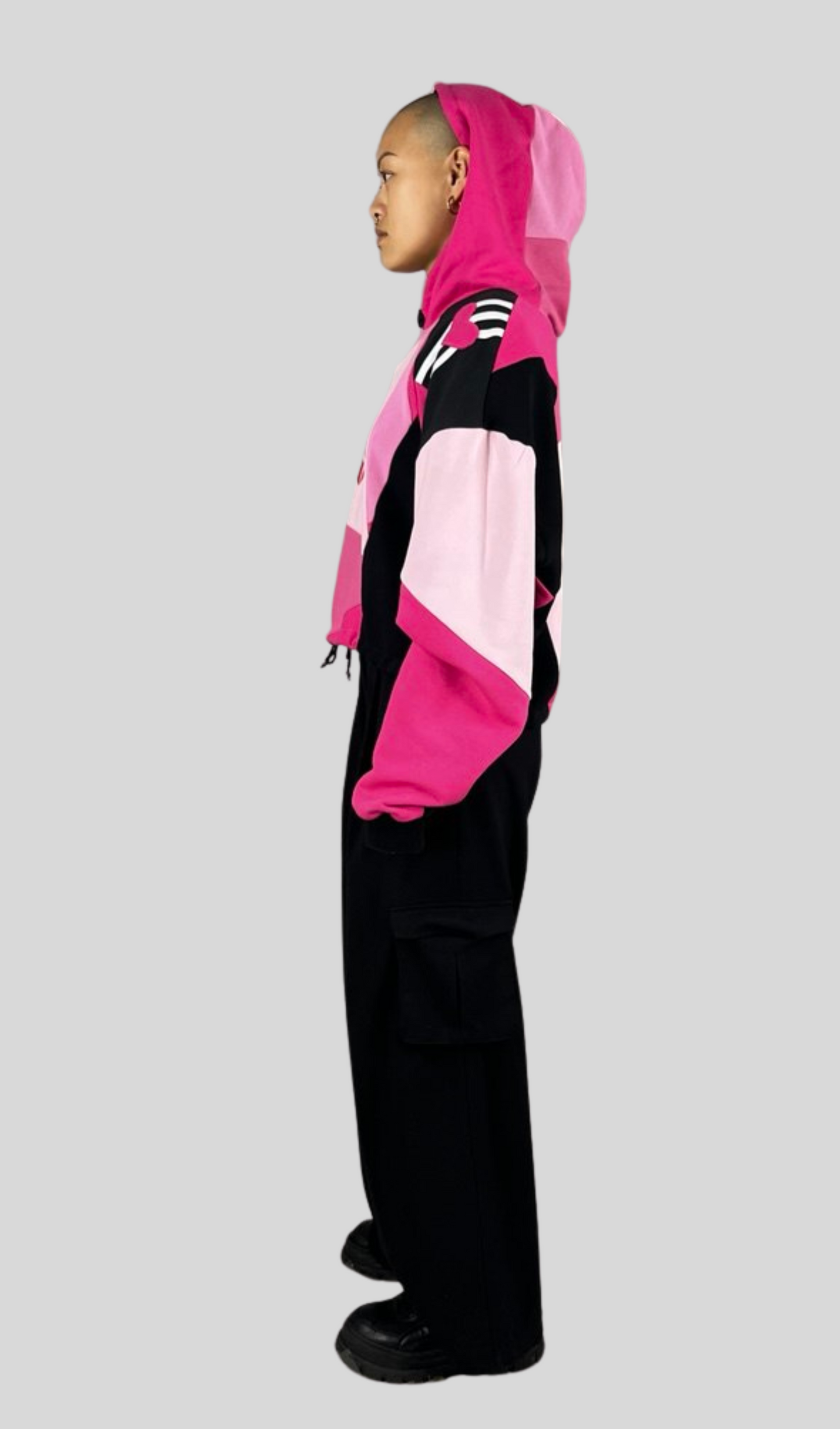 Cropped Hoodie Pink
