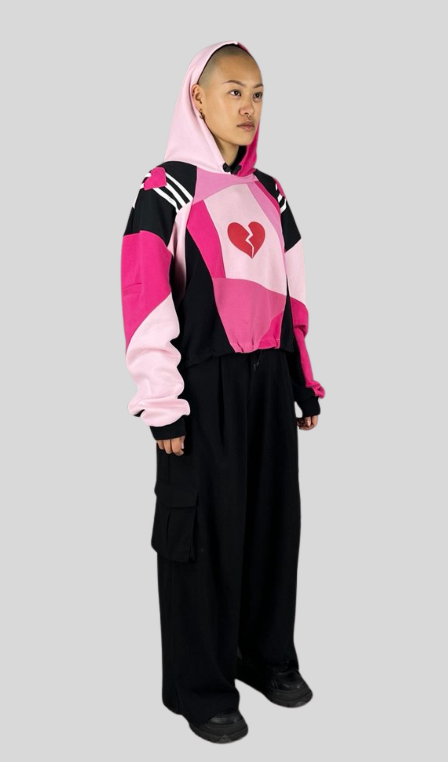 Cropped Hoodie Pink