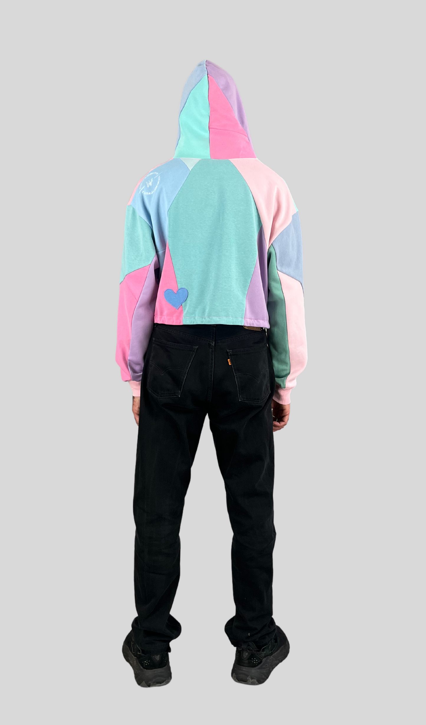 Cropped Hoodie Pastel